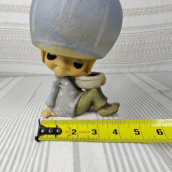 Vintage UCTCI Japan Ceramic Figurines Rare Set Boy Girl 7” Collectible - Picture 6 of 10